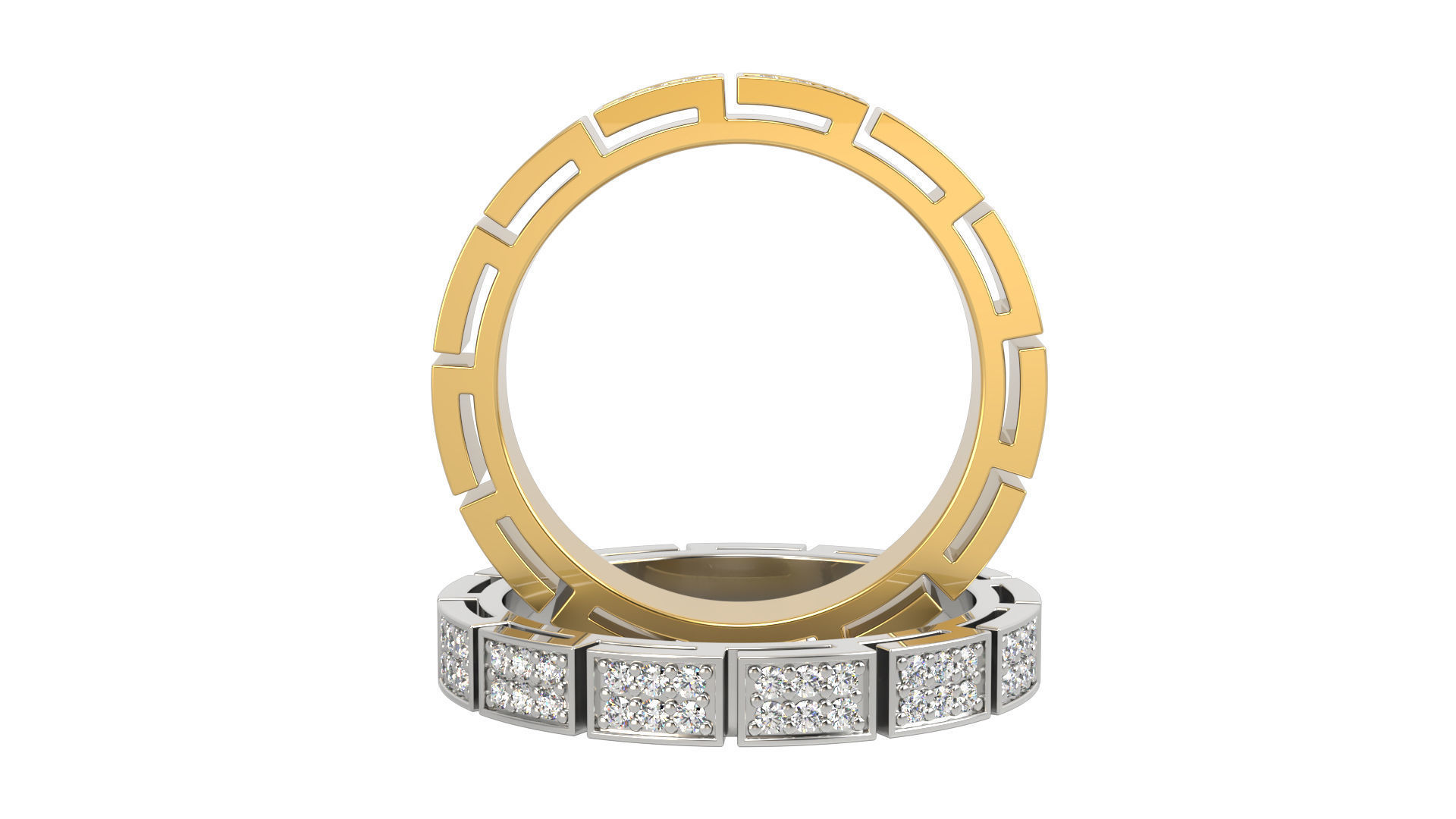 Ring N 9 Size 7 two versions 3D print model_10