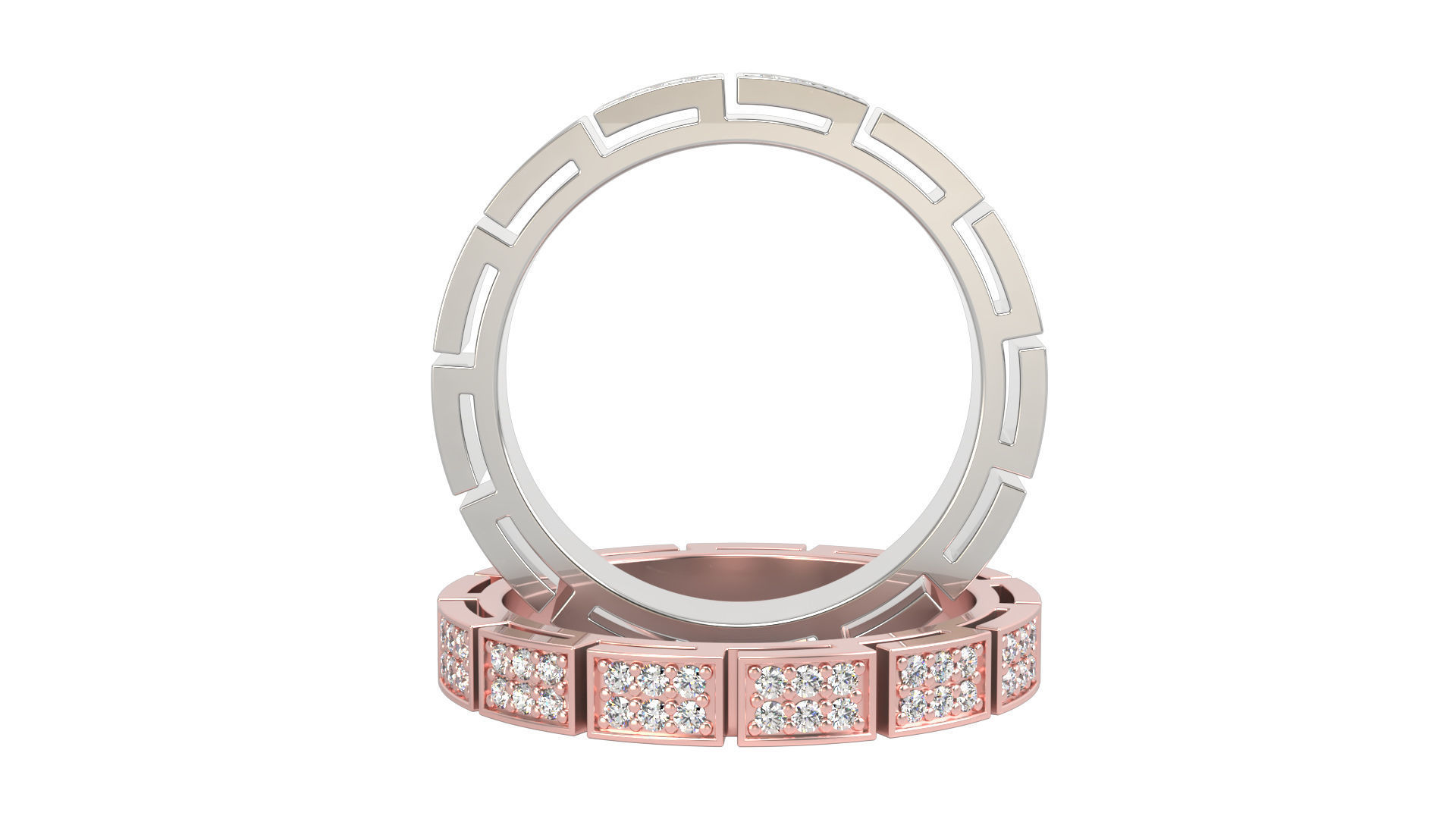 Ring N 9 Size 7 two versions 3D print model_12