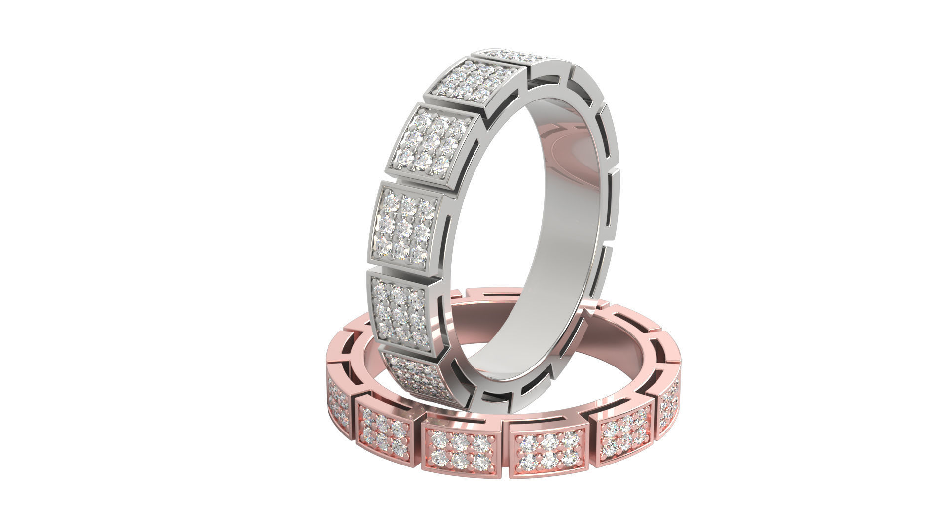 Ring N 9 Size 7 two versions 3D print model_6