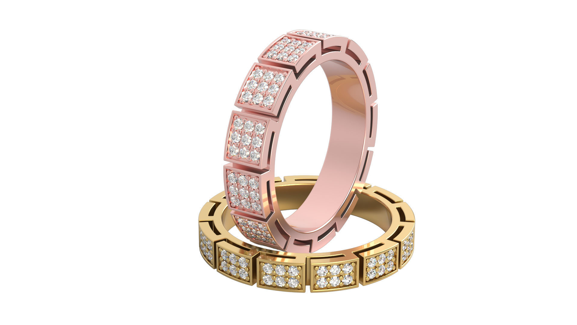 Ring N 9 Size 7 two versions 3D print model_5