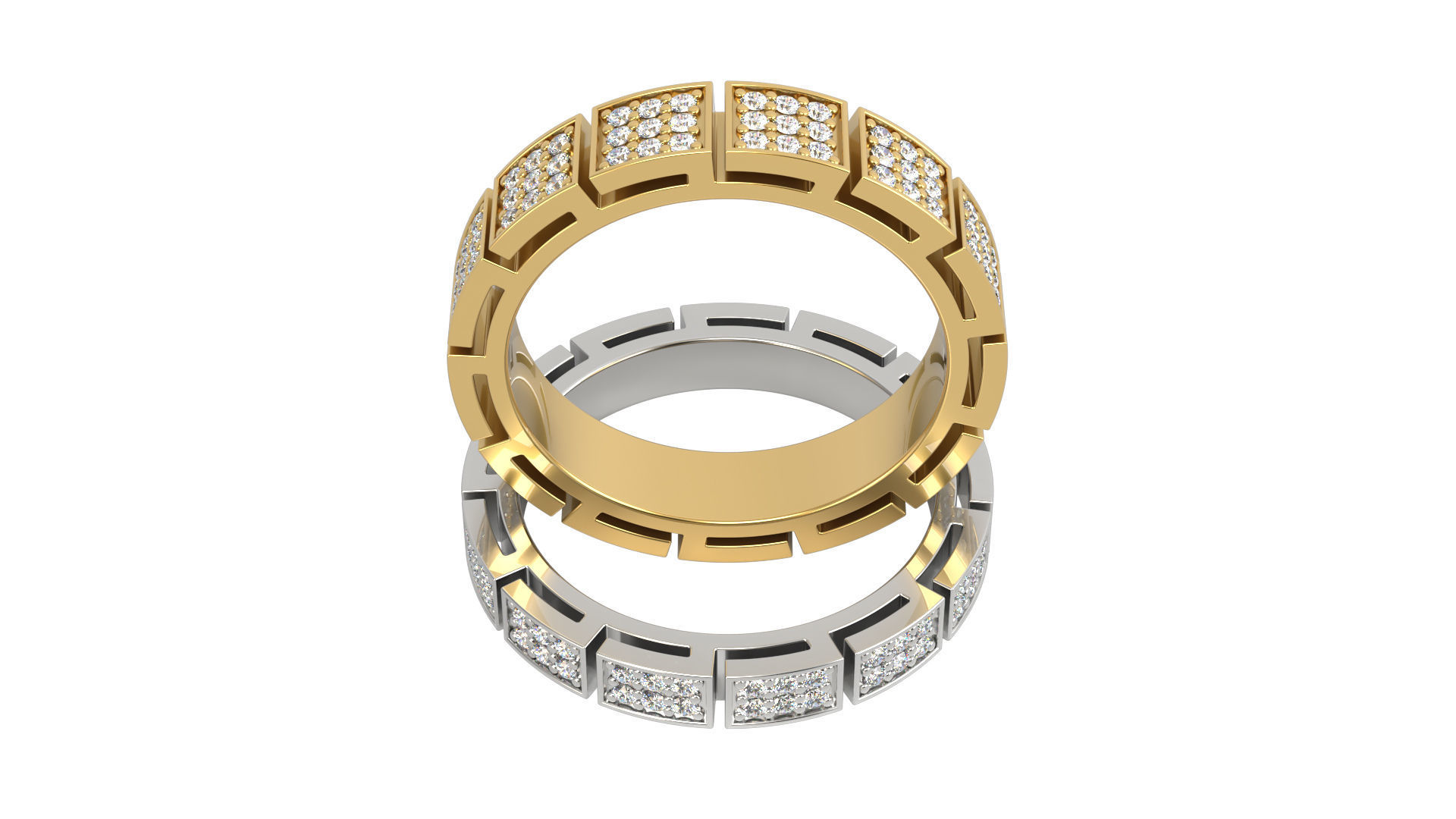 Ring N 9 Size 7 two versions 3D print model_2