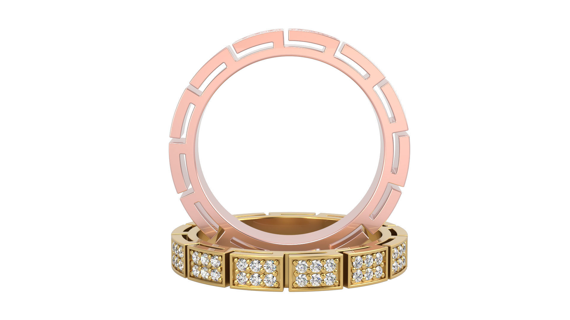 Ring N 9 Size 7 two versions 3D print model_11