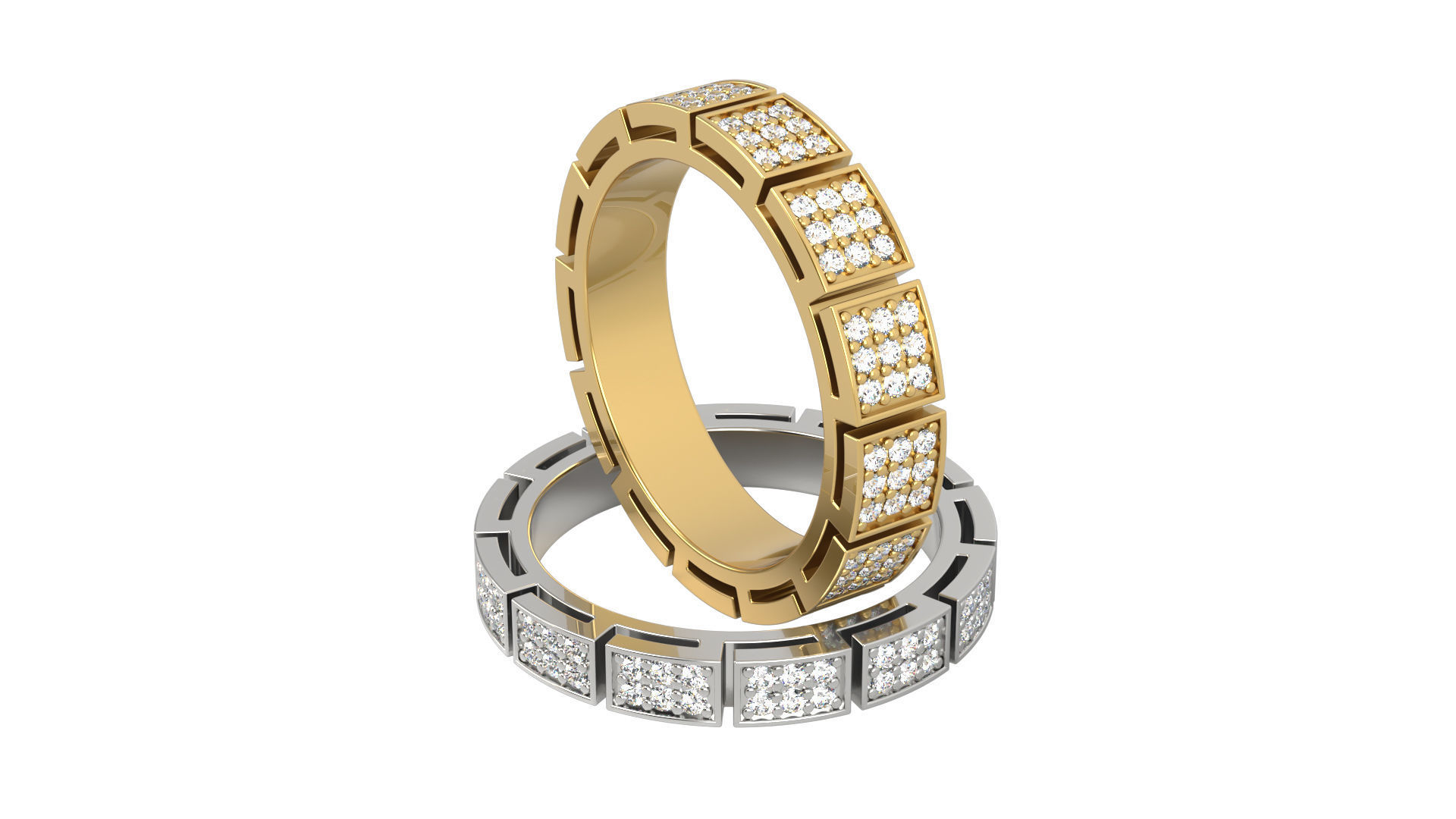 Ring N 9 Size 7 two versions 3D print model_7