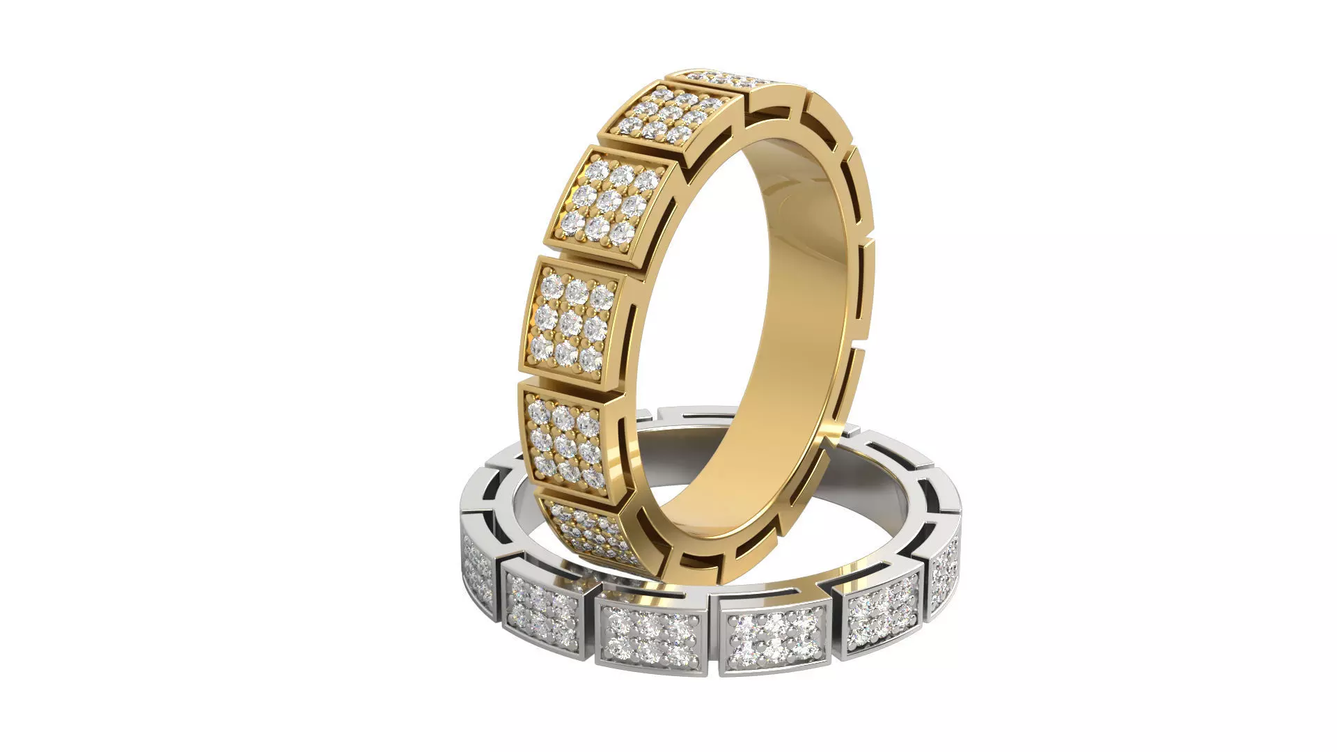Ring N 9 Size 7 two versions 3D print model_0