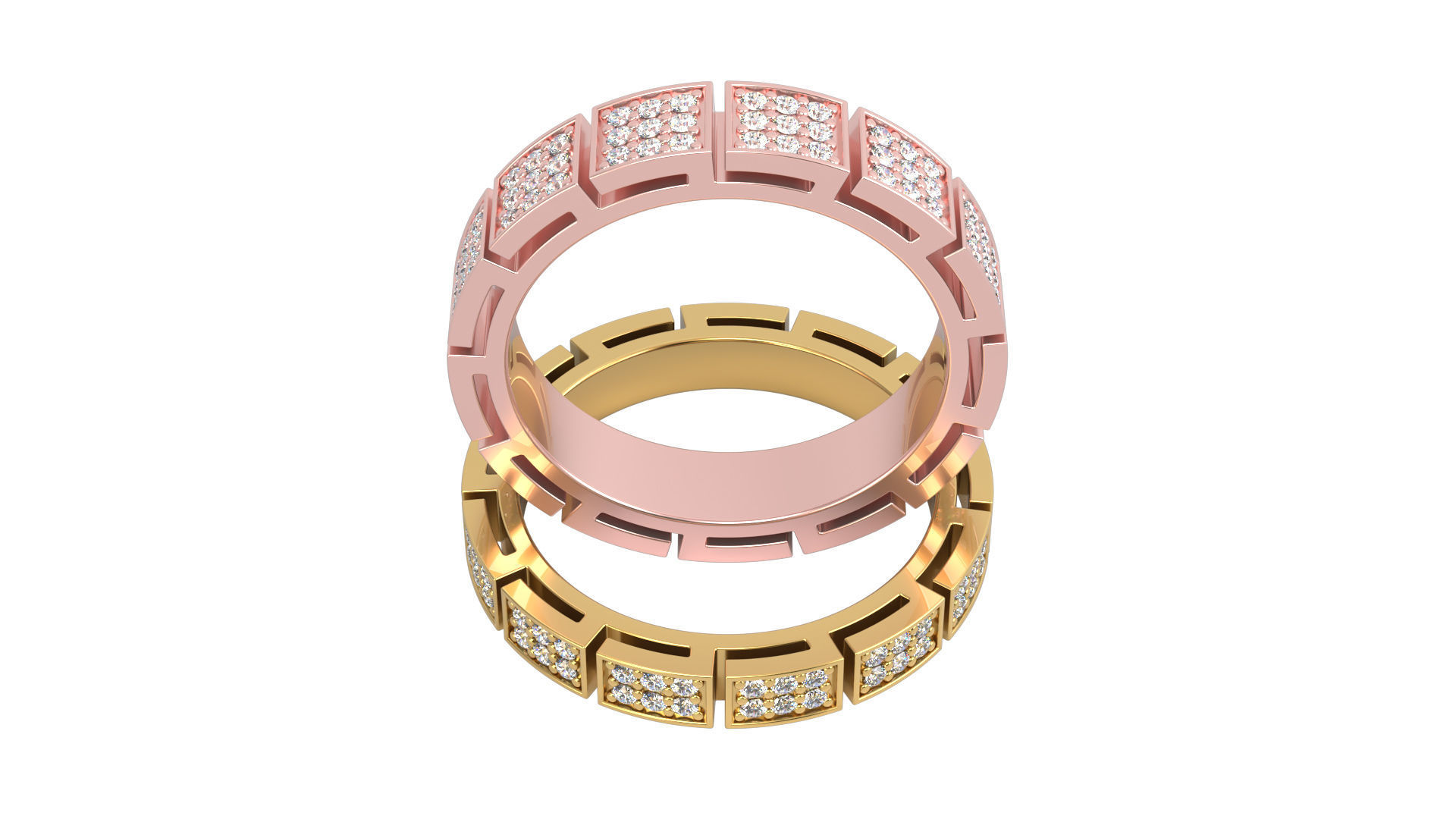 Ring N 9 Size 7 two versions 3D print model_3