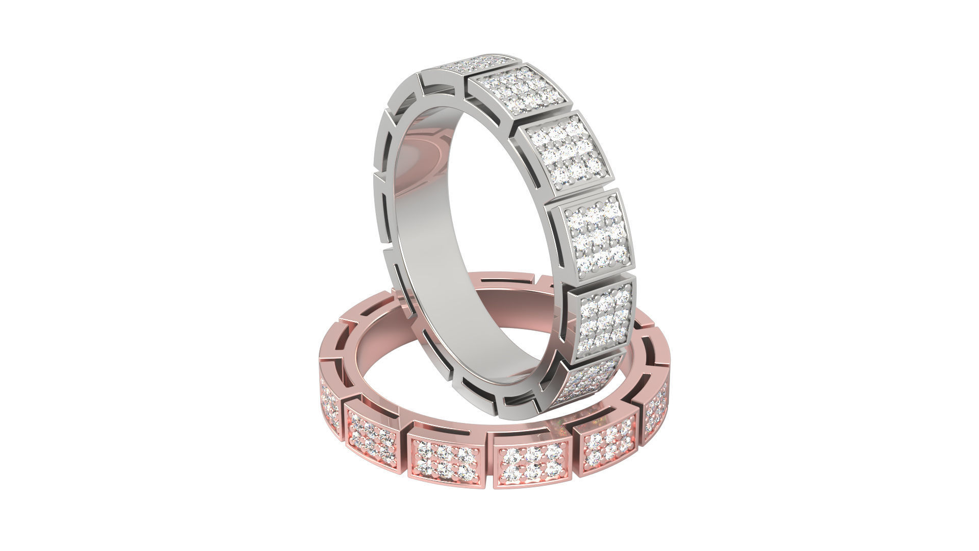Ring N 9 Size 7 two versions 3D print model_9
