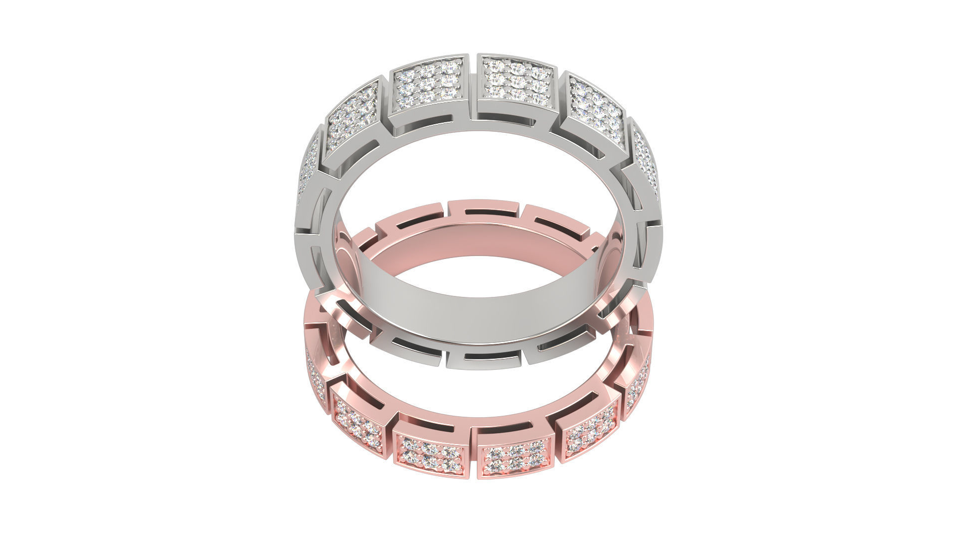 Ring N 9 Size 7 two versions 3D print model_4