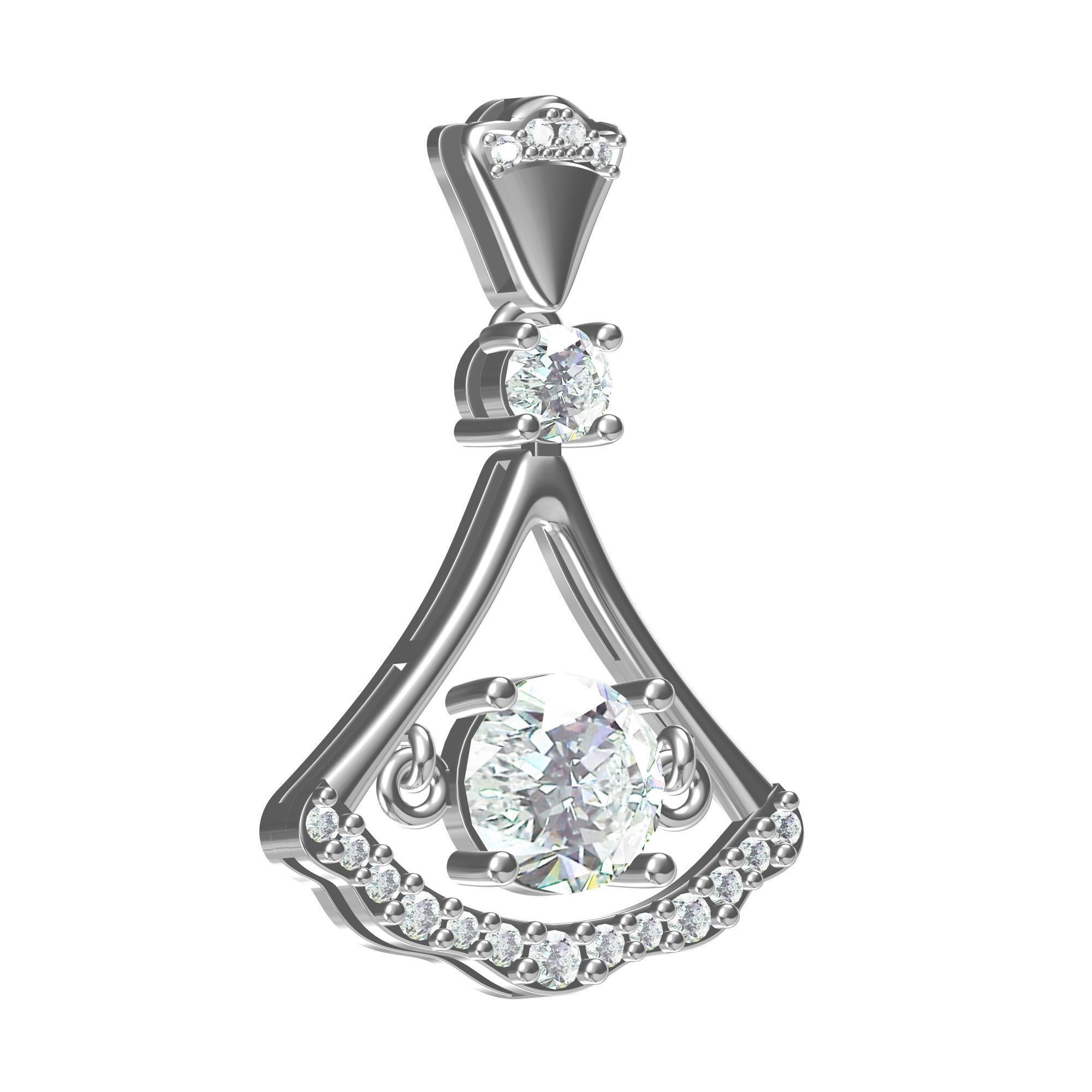 Antiq Pendant 3D print model_2