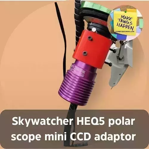 HEQ5 PRO POLAR SCOPE TO CCD DSLR ADAPTER Free 3D print model