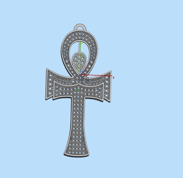 Antiq Pendant 3D print model_6