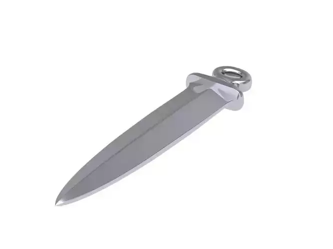 Sterling Silver Sword Pendant