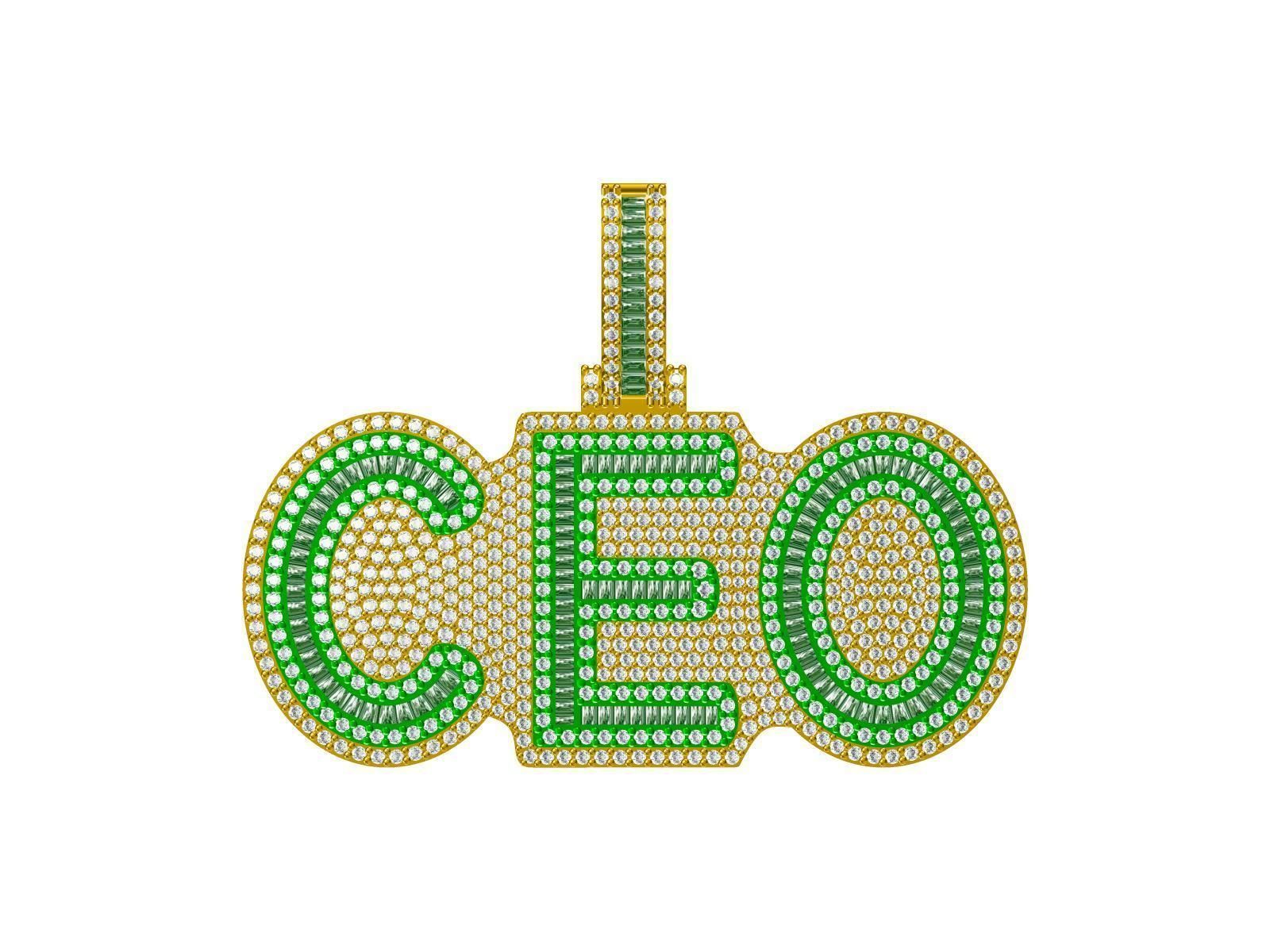 CEO Pandent 3D print model_1