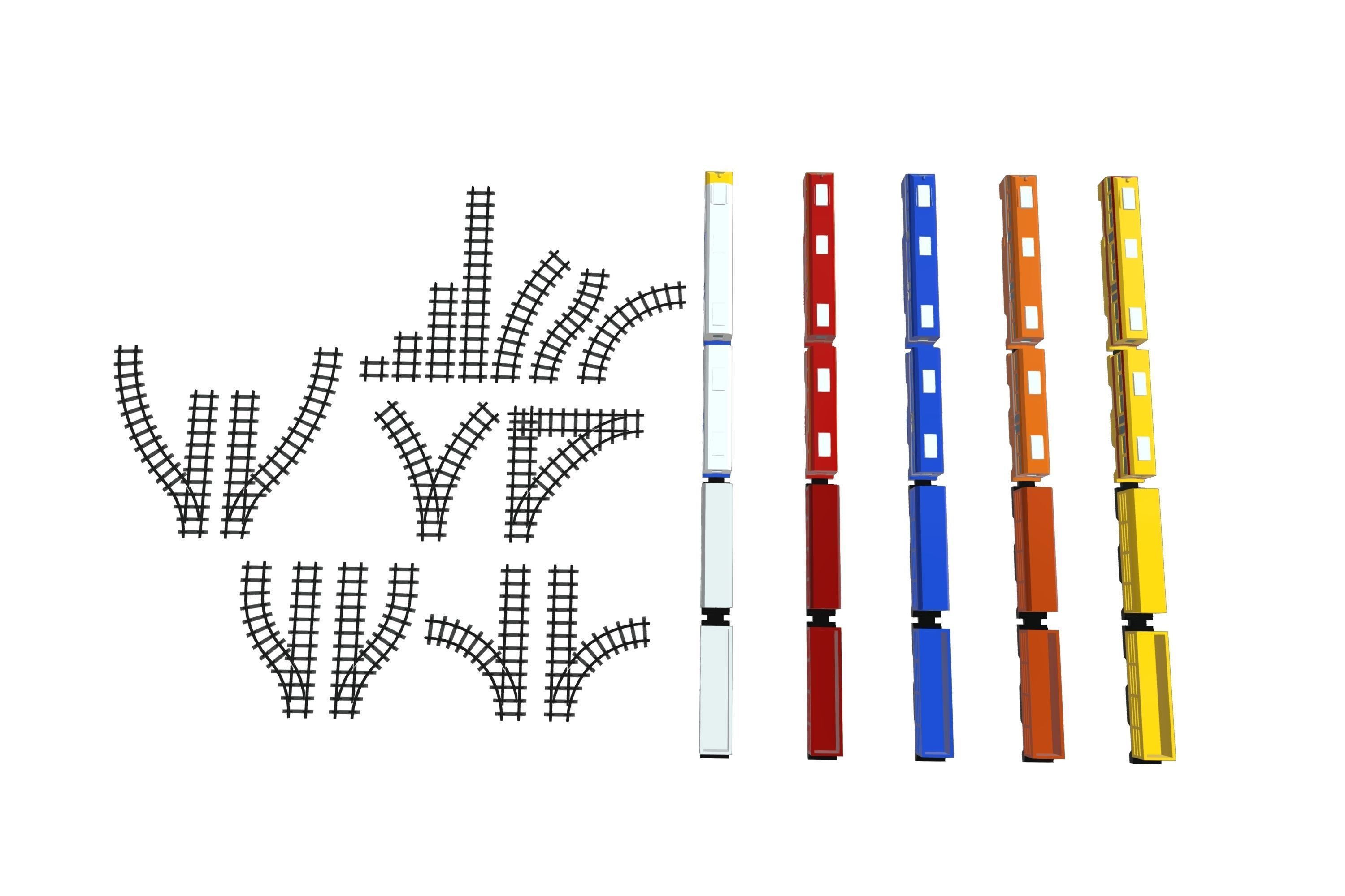 Vehicles Pack - Low Poly - 300 Colors  3D model_3