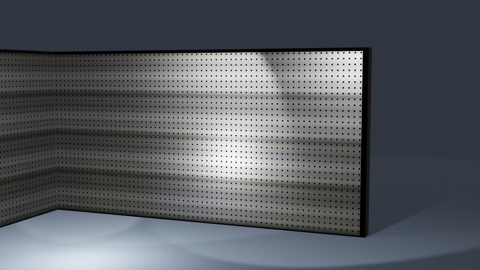 Gun wall Panel  Low-poly 3D model_1