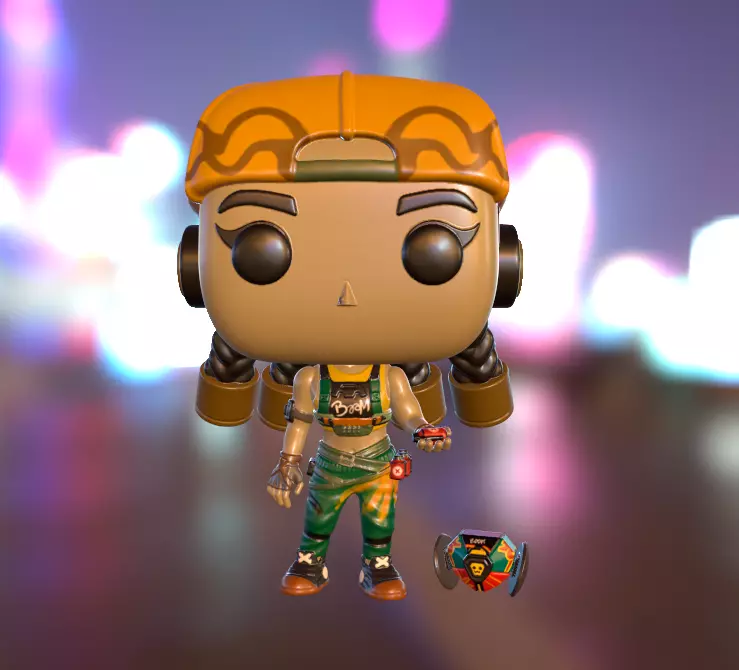 Funko Raze Valorant 3D print model