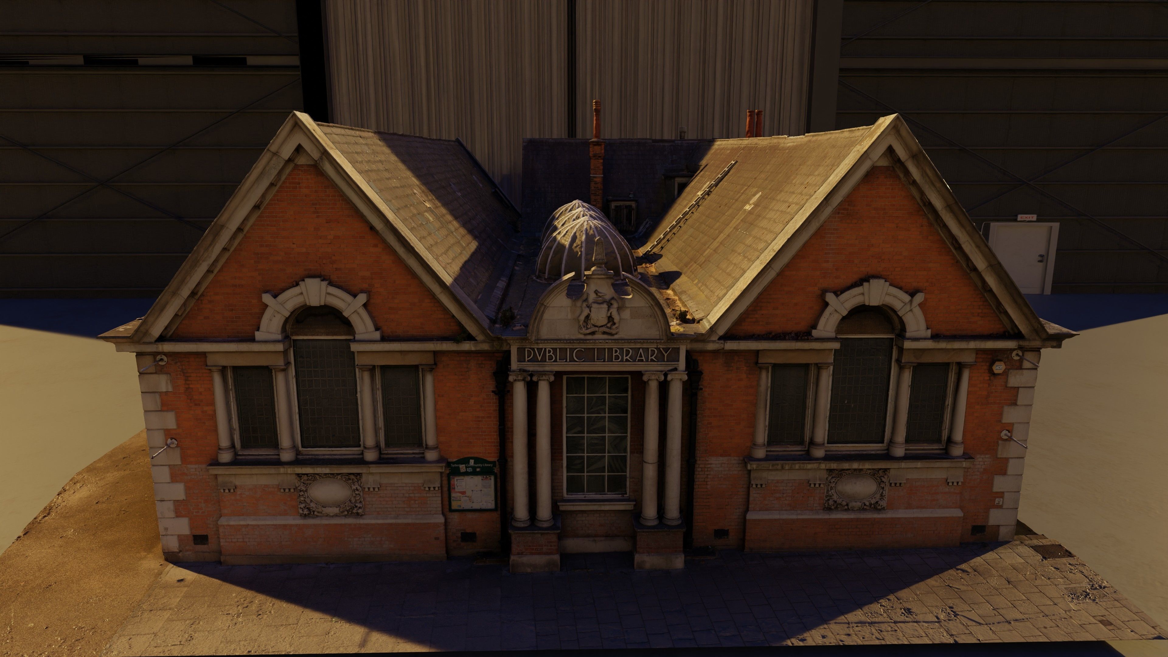 Photogrammetry Model of a Library Low-poly 3D model_14