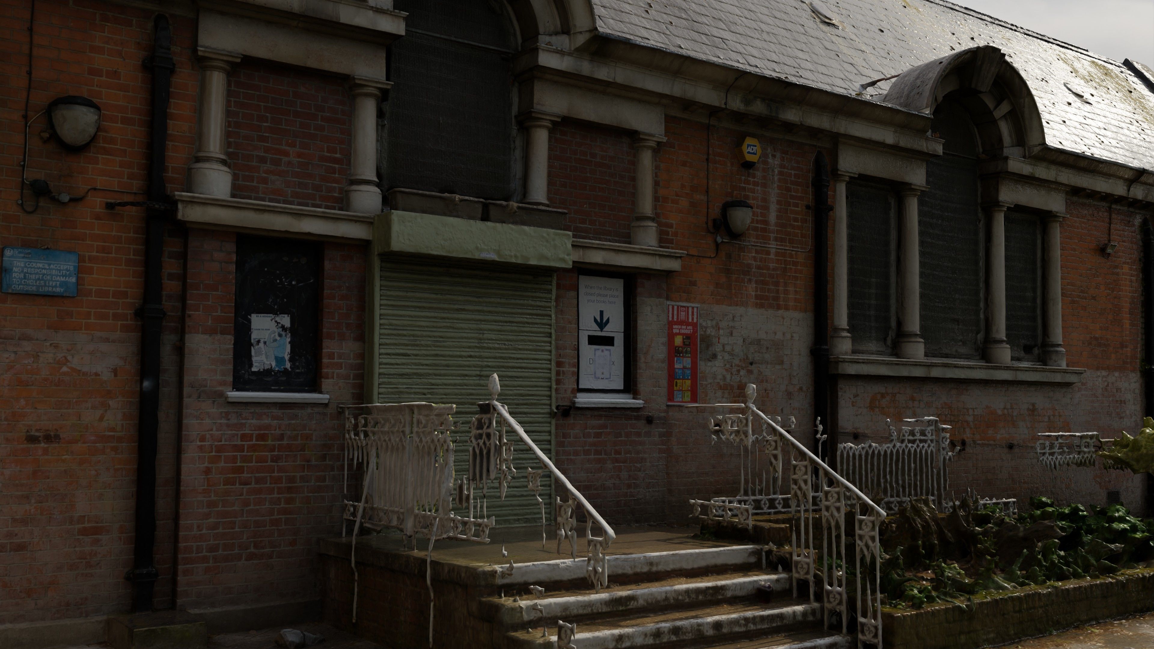 Photogrammetry Model of a Library Low-poly 3D model_3