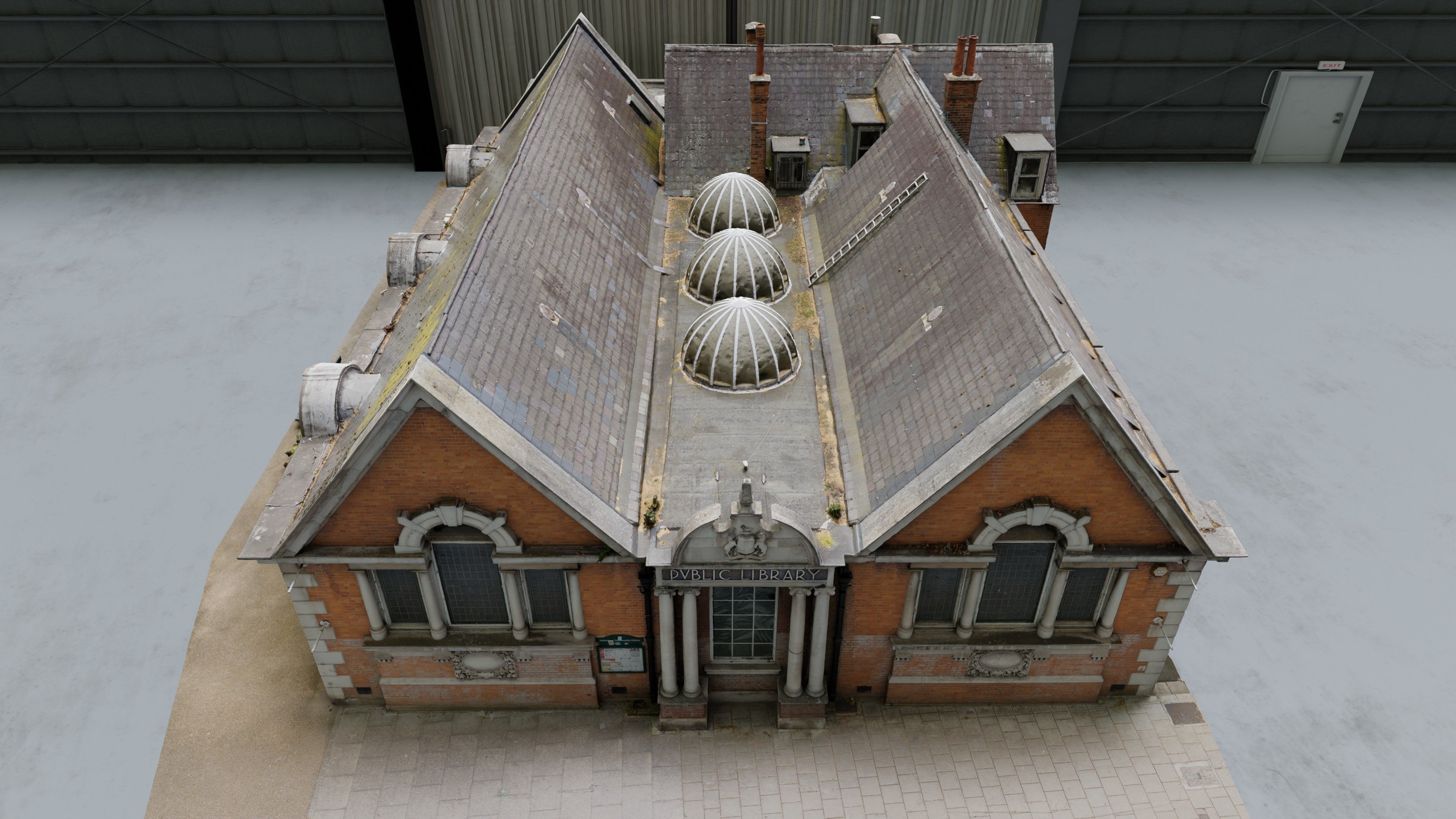 Photogrammetry Model of a Library Low-poly 3D model_13