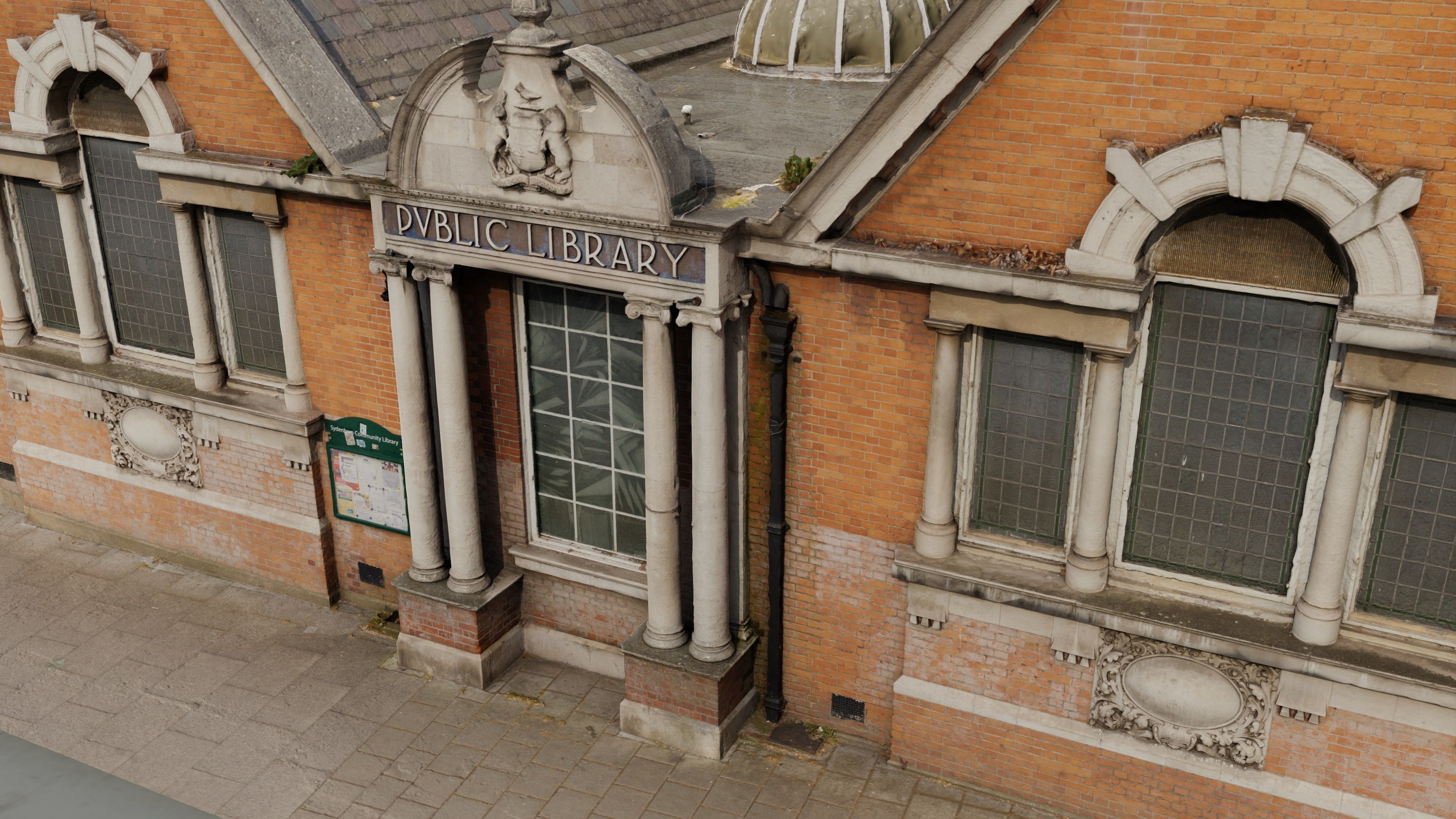 Photogrammetry Model of a Library Low-poly 3D model_4