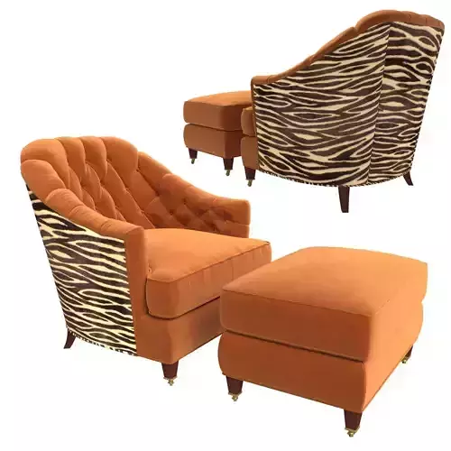 Baker Furniture Thomas Pheasant Windsor Lounge Chair