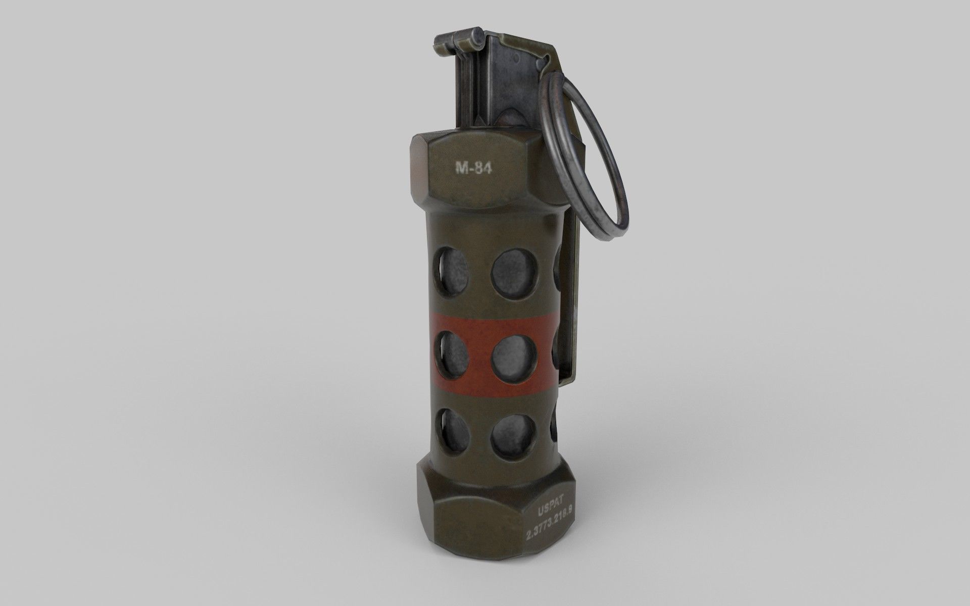 Hand Grenades - PBR - Low Poly 3D Low-poly 3D model_9