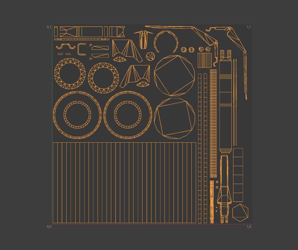Hand Grenades - PBR - Low Poly 3D Low-poly 3D model_7