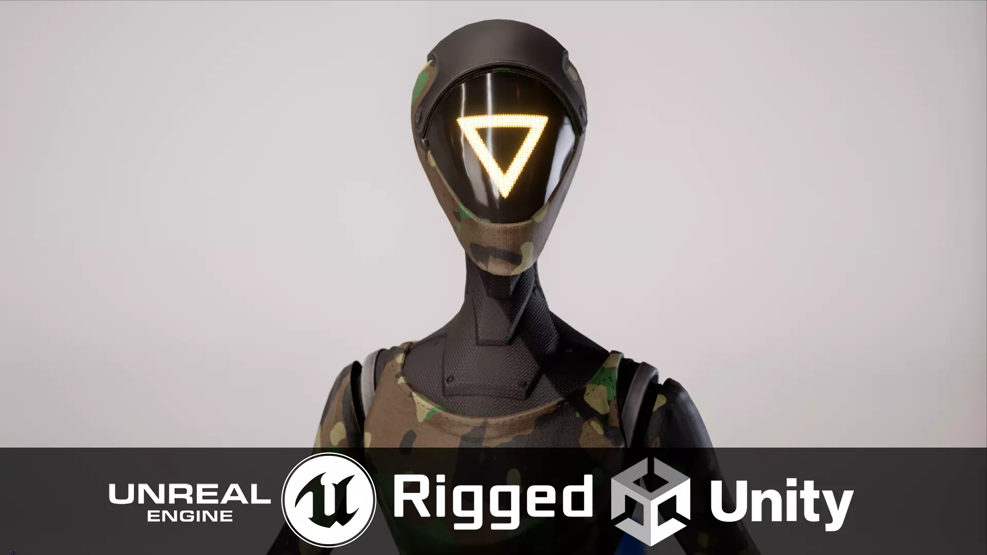 Robot12 Low-poly 3D model_0