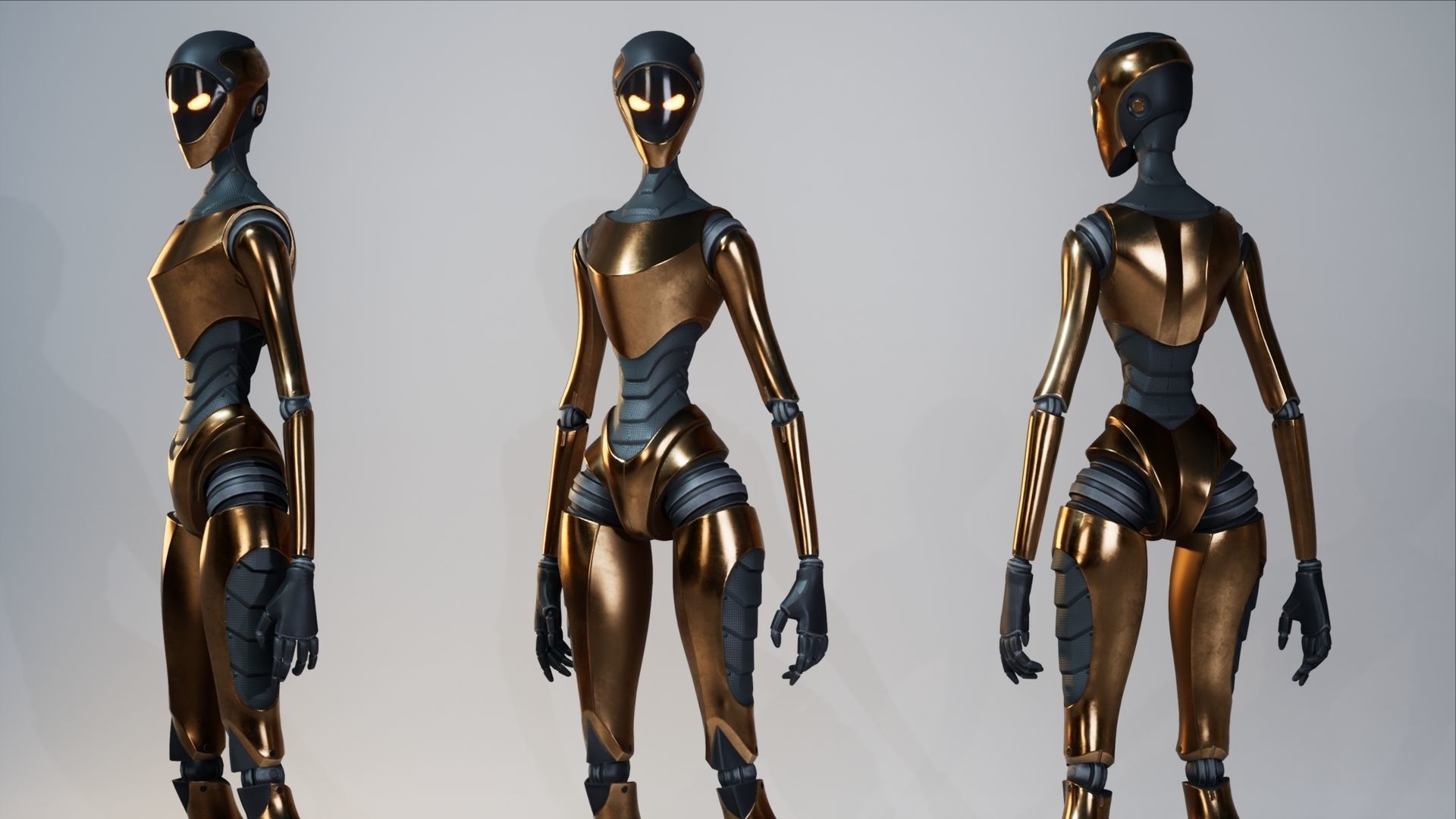 Robot12 Low-poly 3D model_12