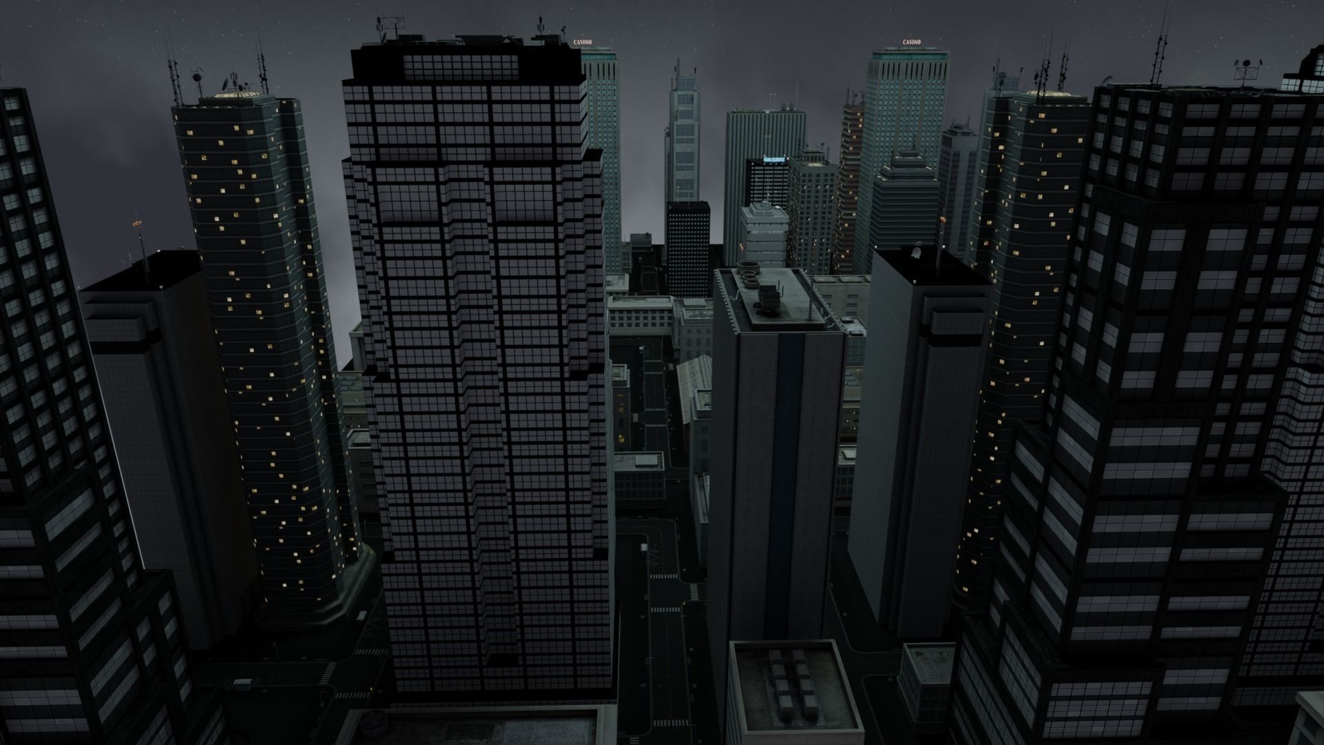 Skibidi Toilet Night City 3D model_2