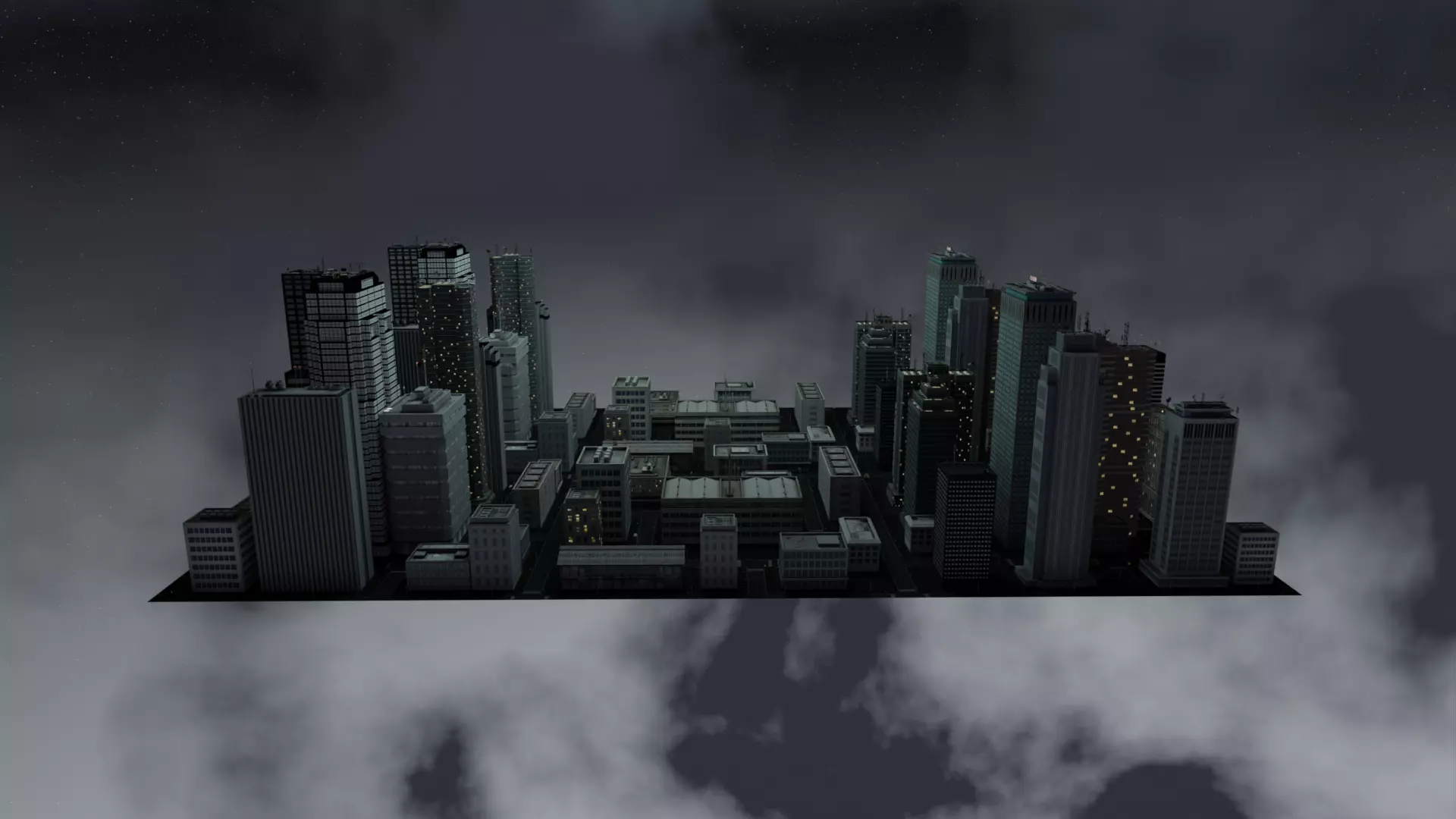 Skibidi Toilet Night City 3D model_0