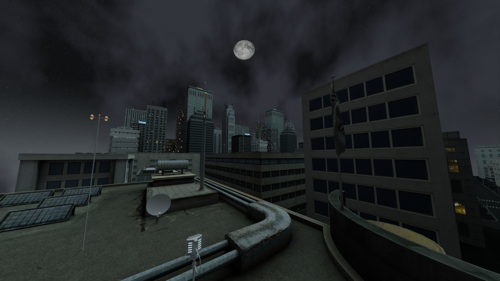 Skibidi Toilet Night City 3D model_3