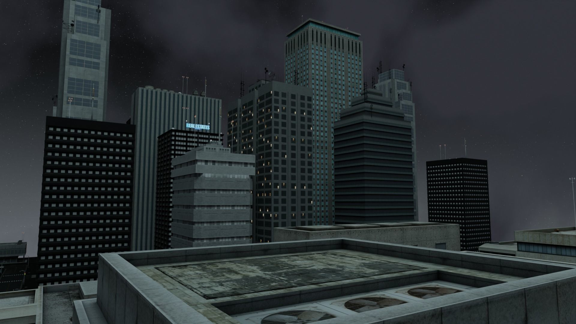 Skibidi Toilet Night City 3D model_8