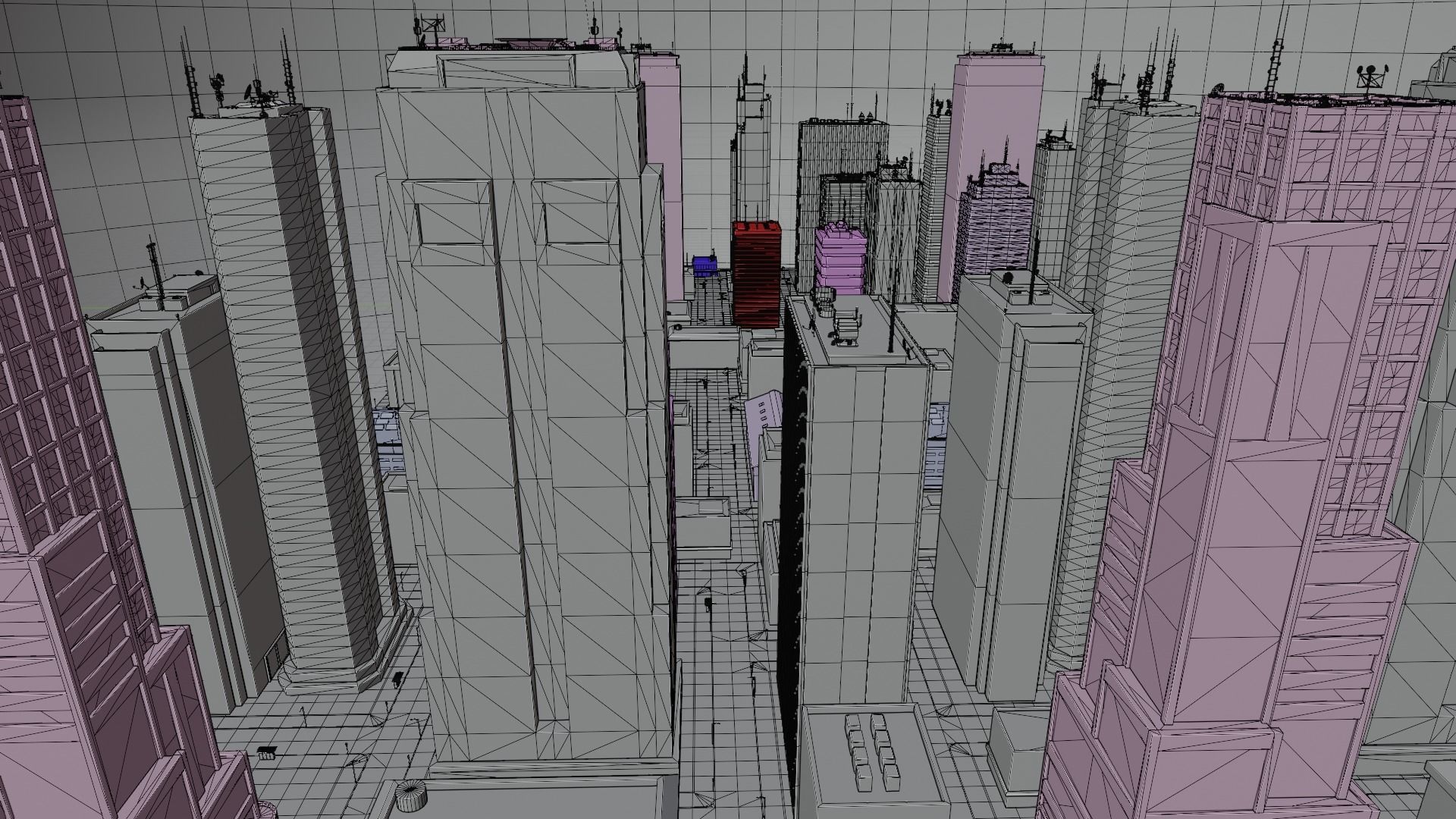 Skibidi Toilet Night City 3D model_14