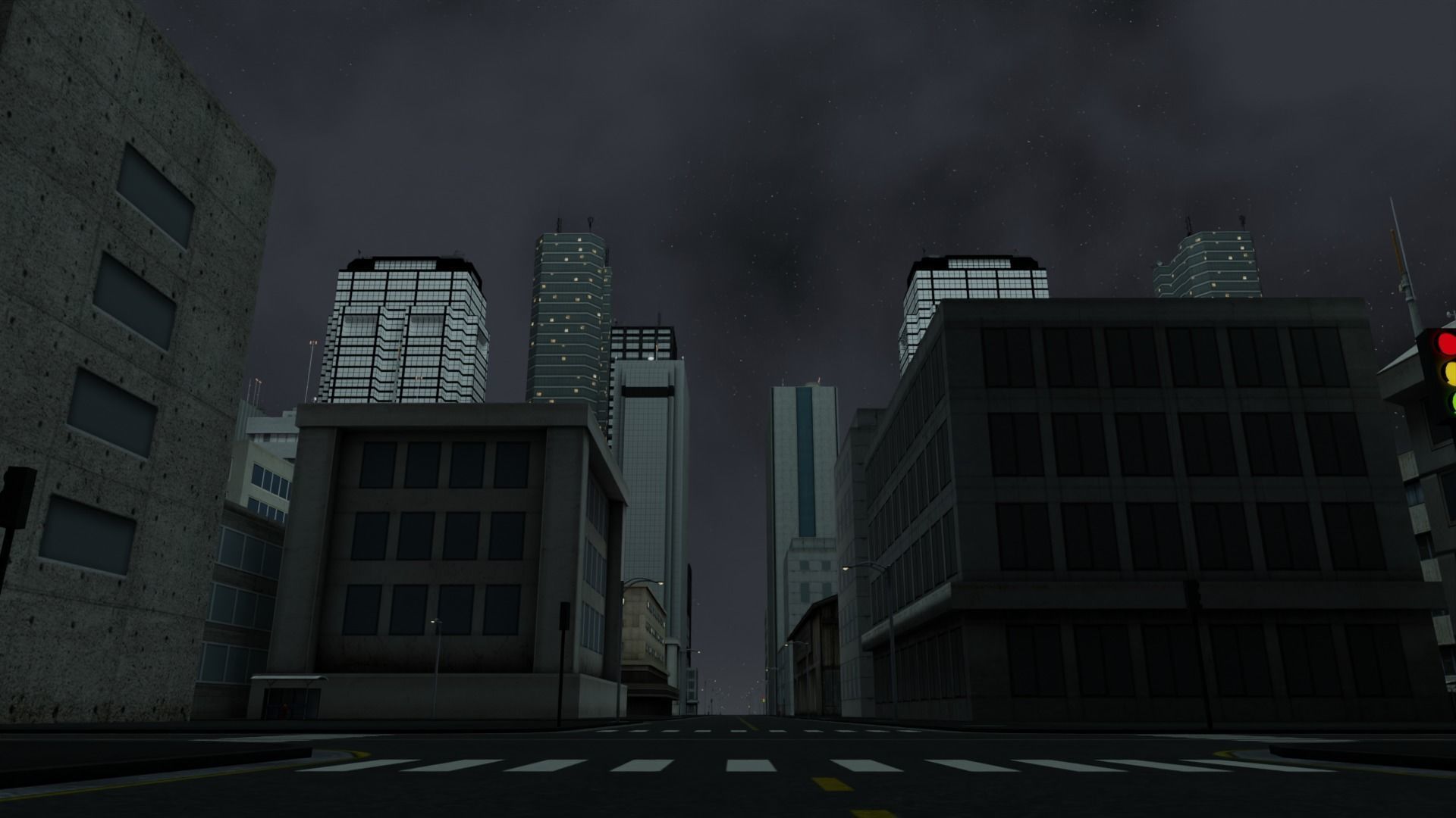 Skibidi Toilet Night City 3D model_9