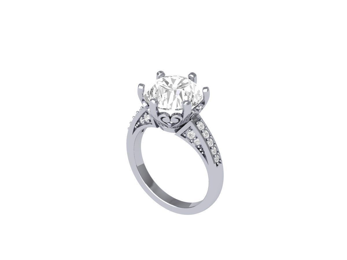 Wedding Ring  3D print model_3