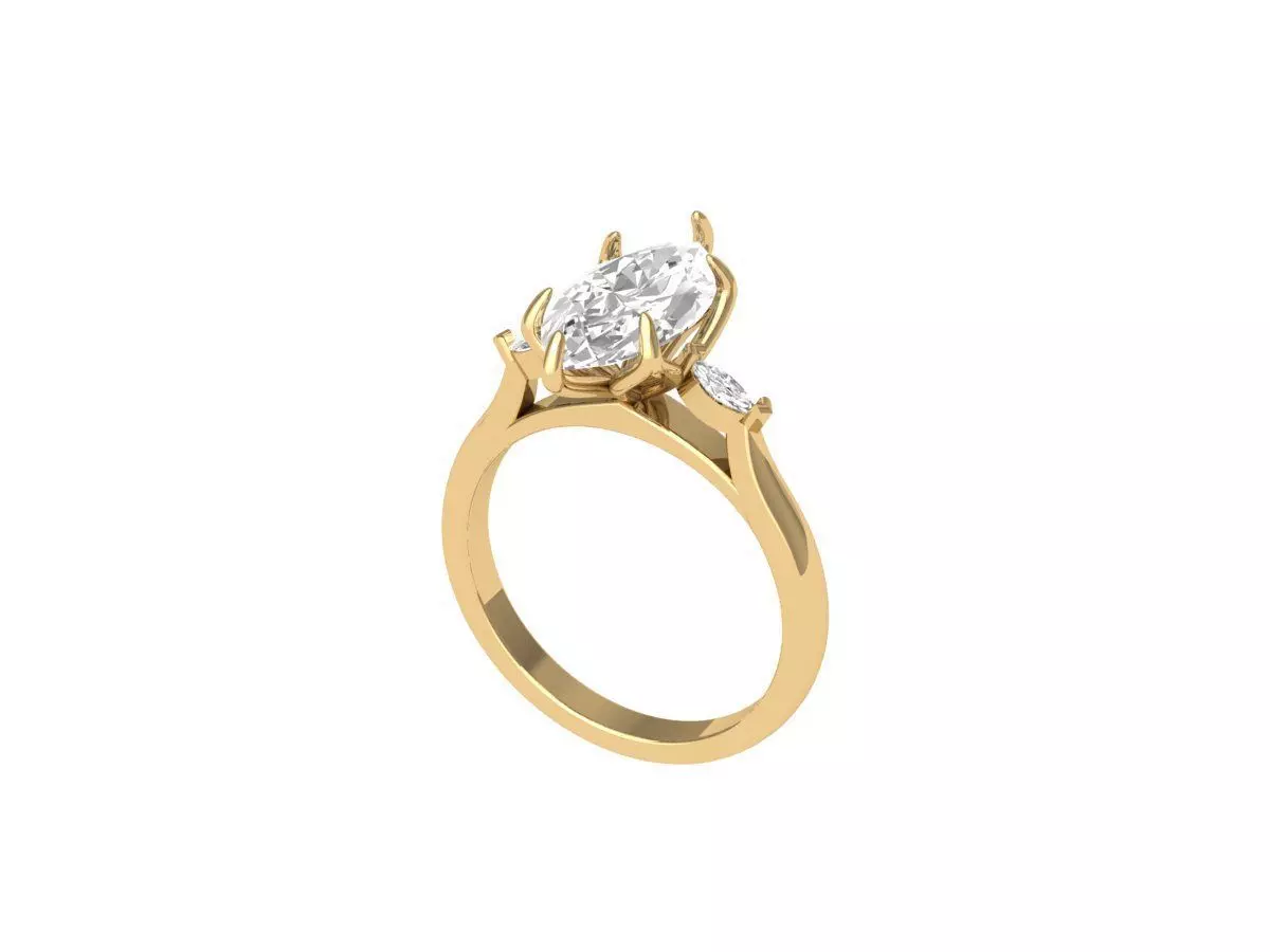 Wedding Ring  3D print model_0