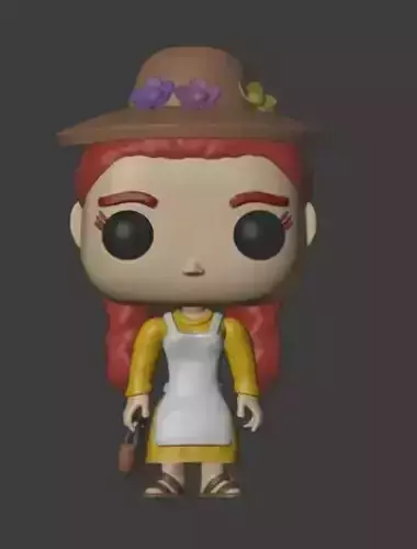 Funko Custom Muneca Pelirroja