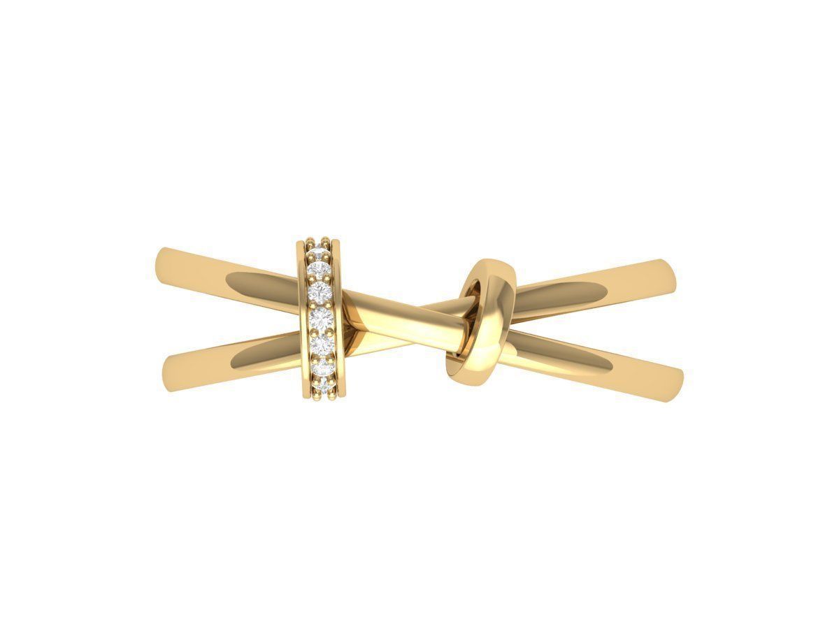 Wedding Ring 3D print model_1