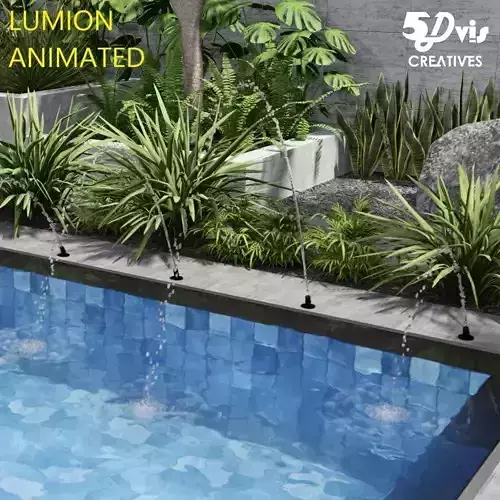 FLORENCE jet arc lumion fountains 