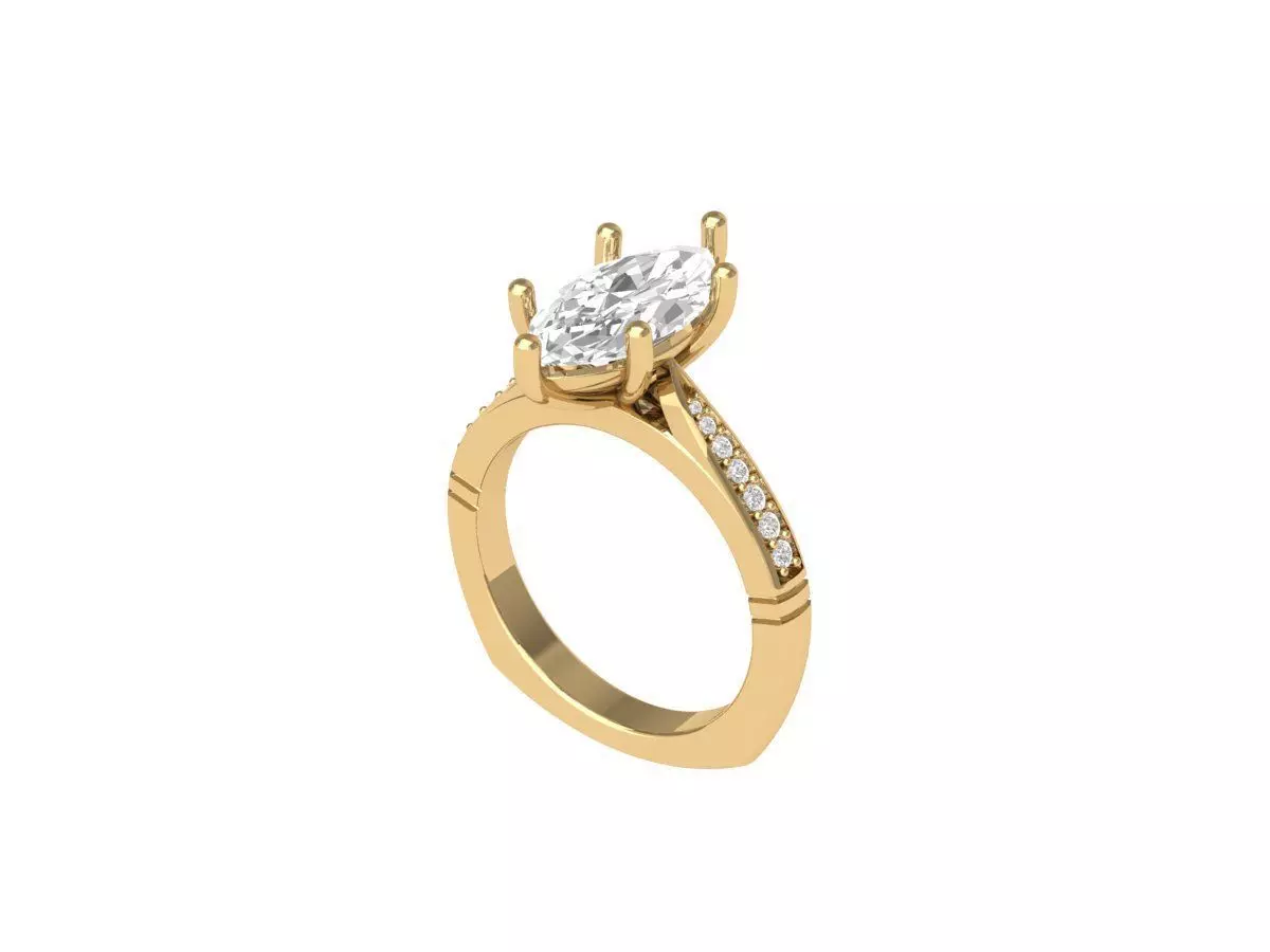 Wedding Ring  3D print model_0