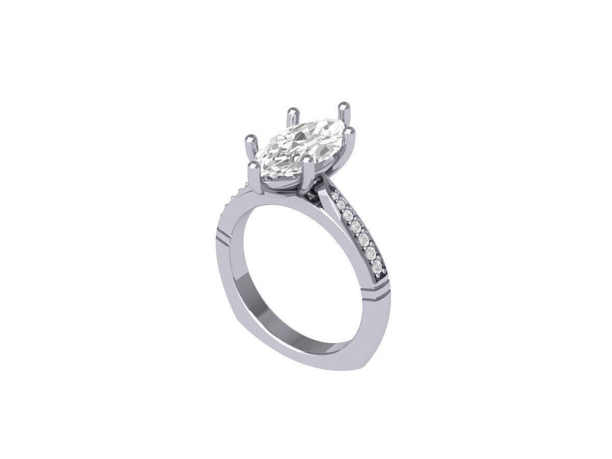 Wedding Ring  3D print model_1