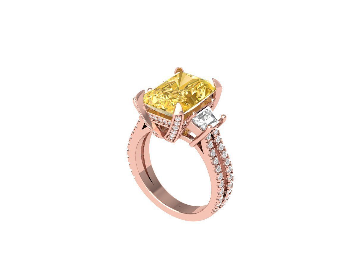 Wedding Ring  3D print model_3