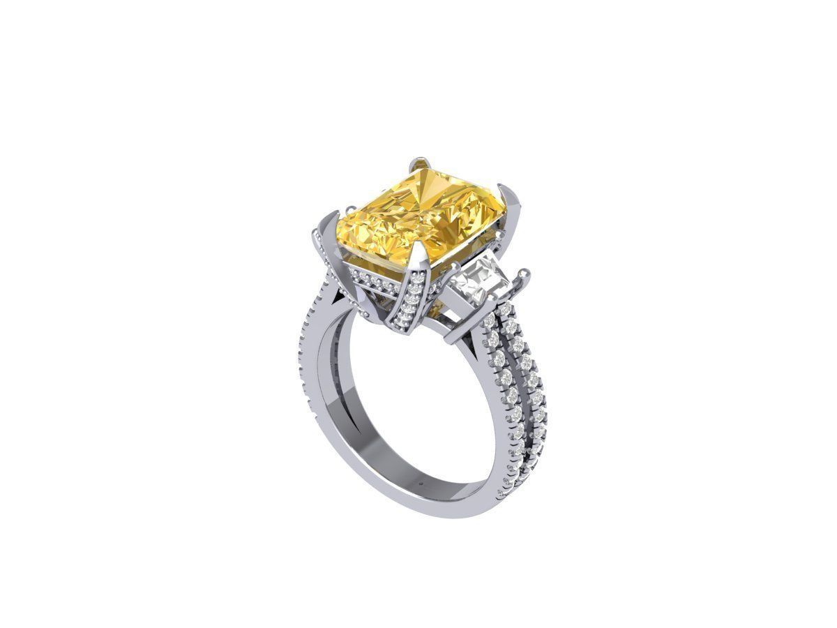 Wedding Ring  3D print model_1