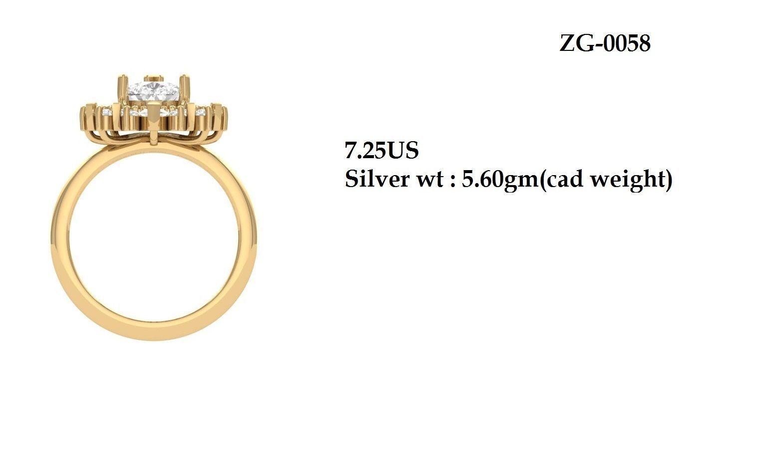 Wedding Ring  3D print model_5