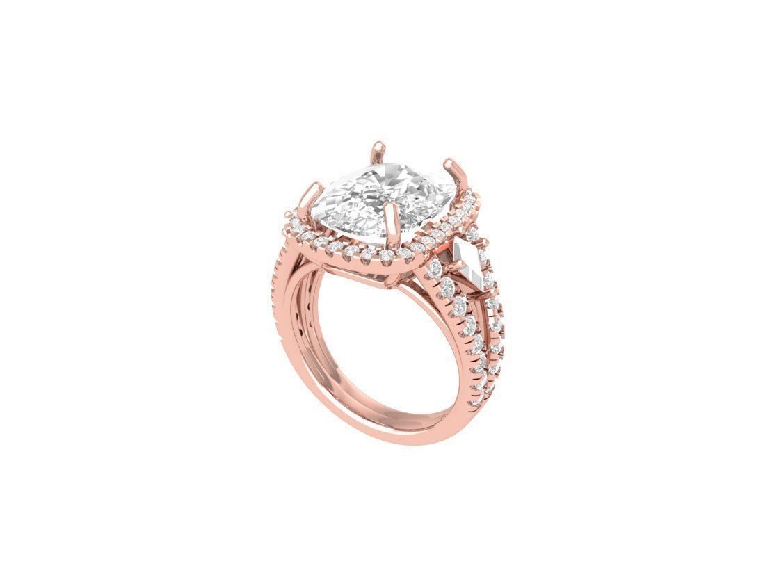 Wedding Ring 3D print model_3