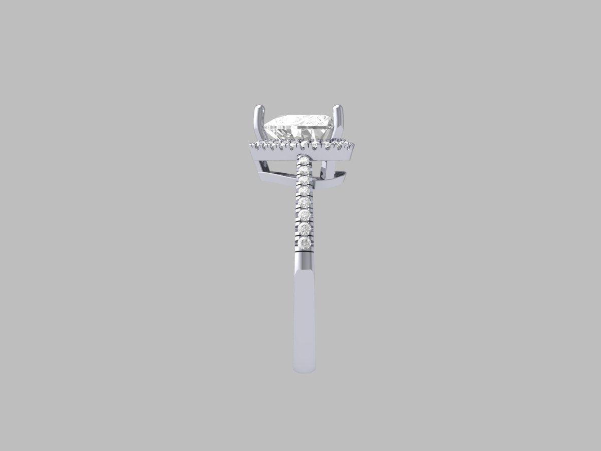 Wedding Ring 3D print model_9