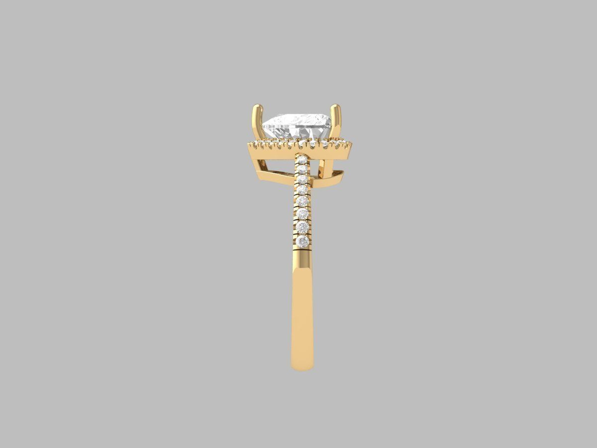 Wedding Ring 3D print model_8