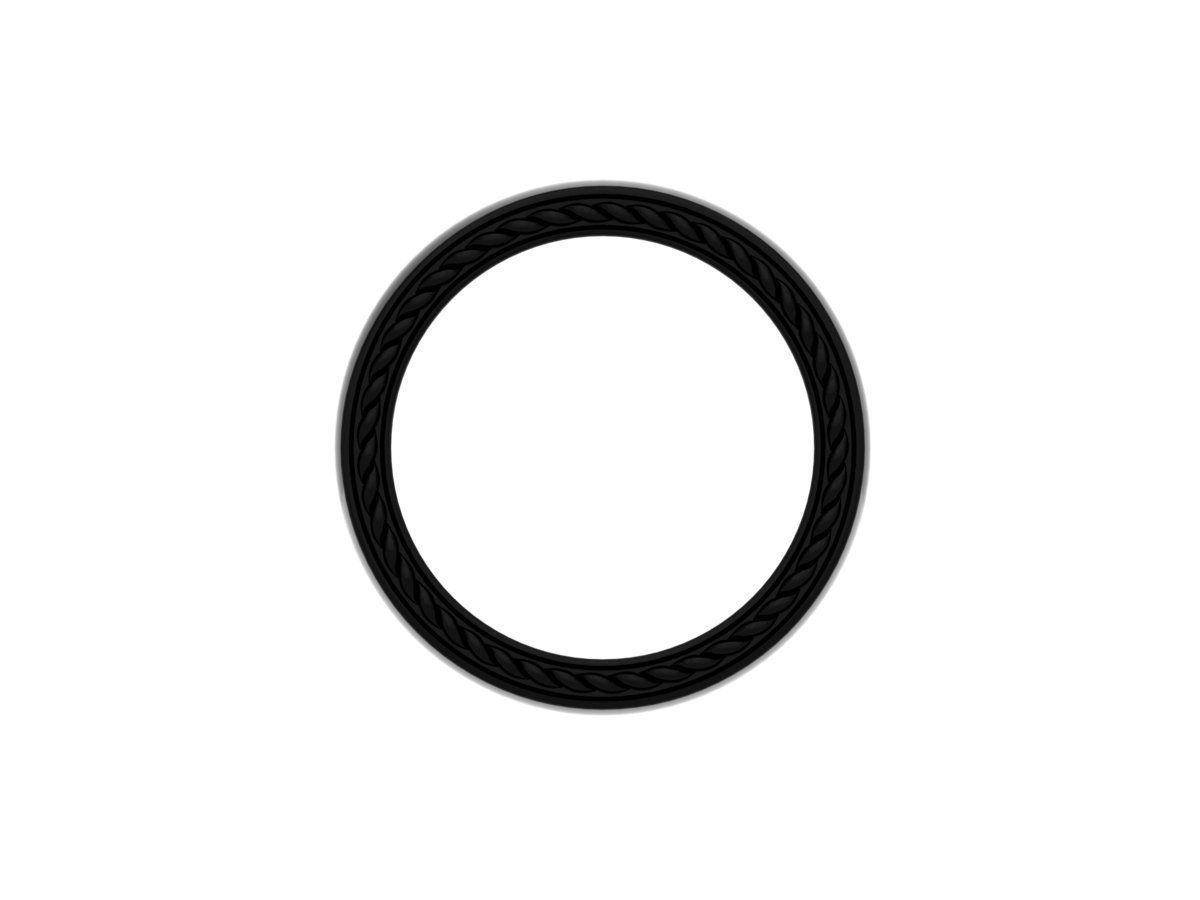 Wedding Ring 3D print model_7