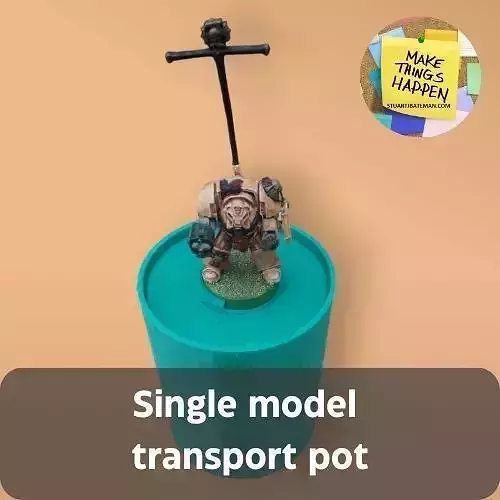 SINGLE MODEL TRANSPORT POTS 3D print model