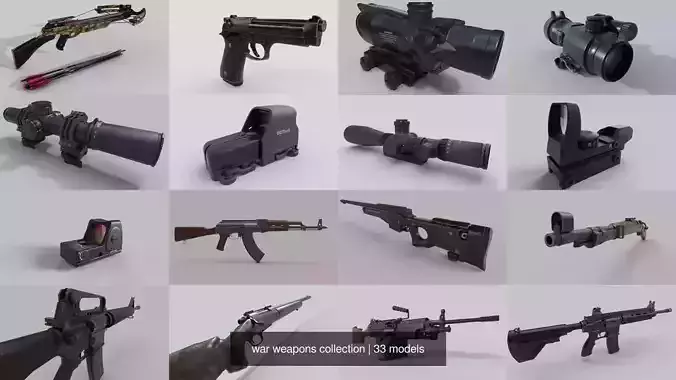 war weapons collection